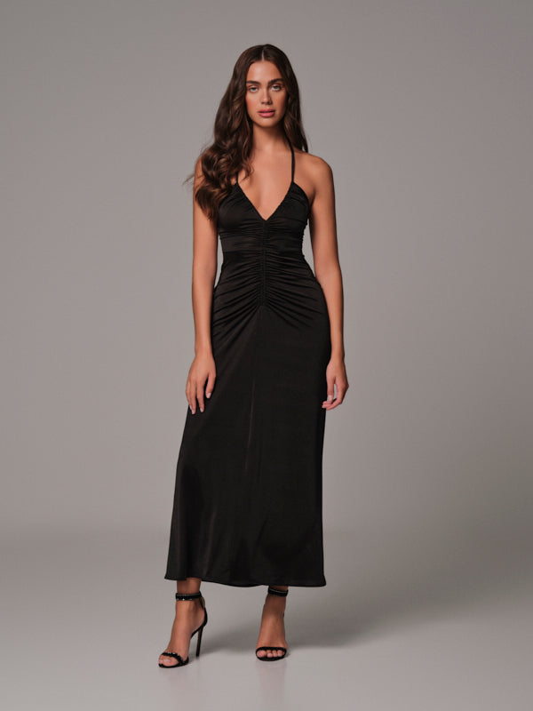 THE LUNA HALTER MAXI