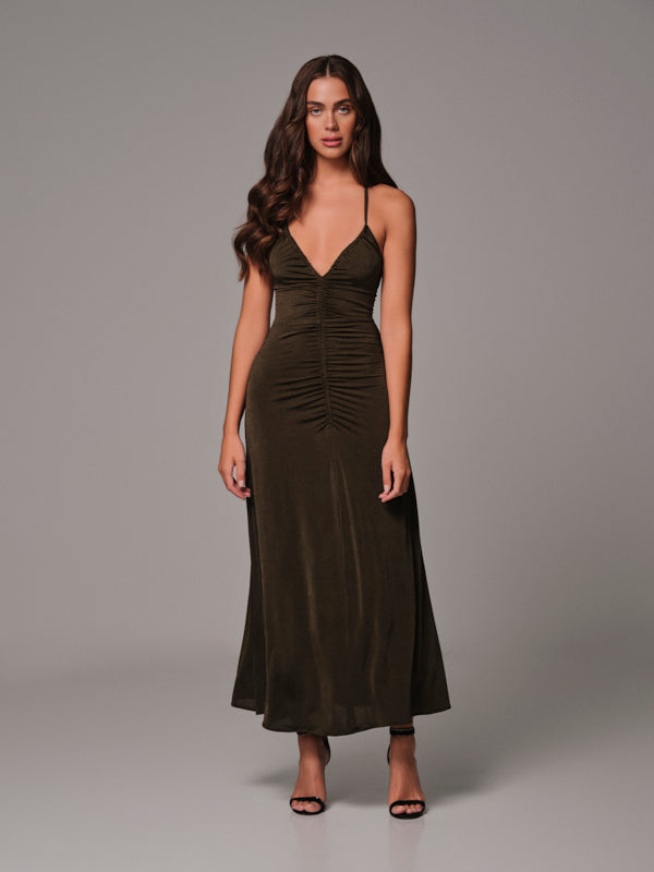 THE LUNA HALTER MAXI